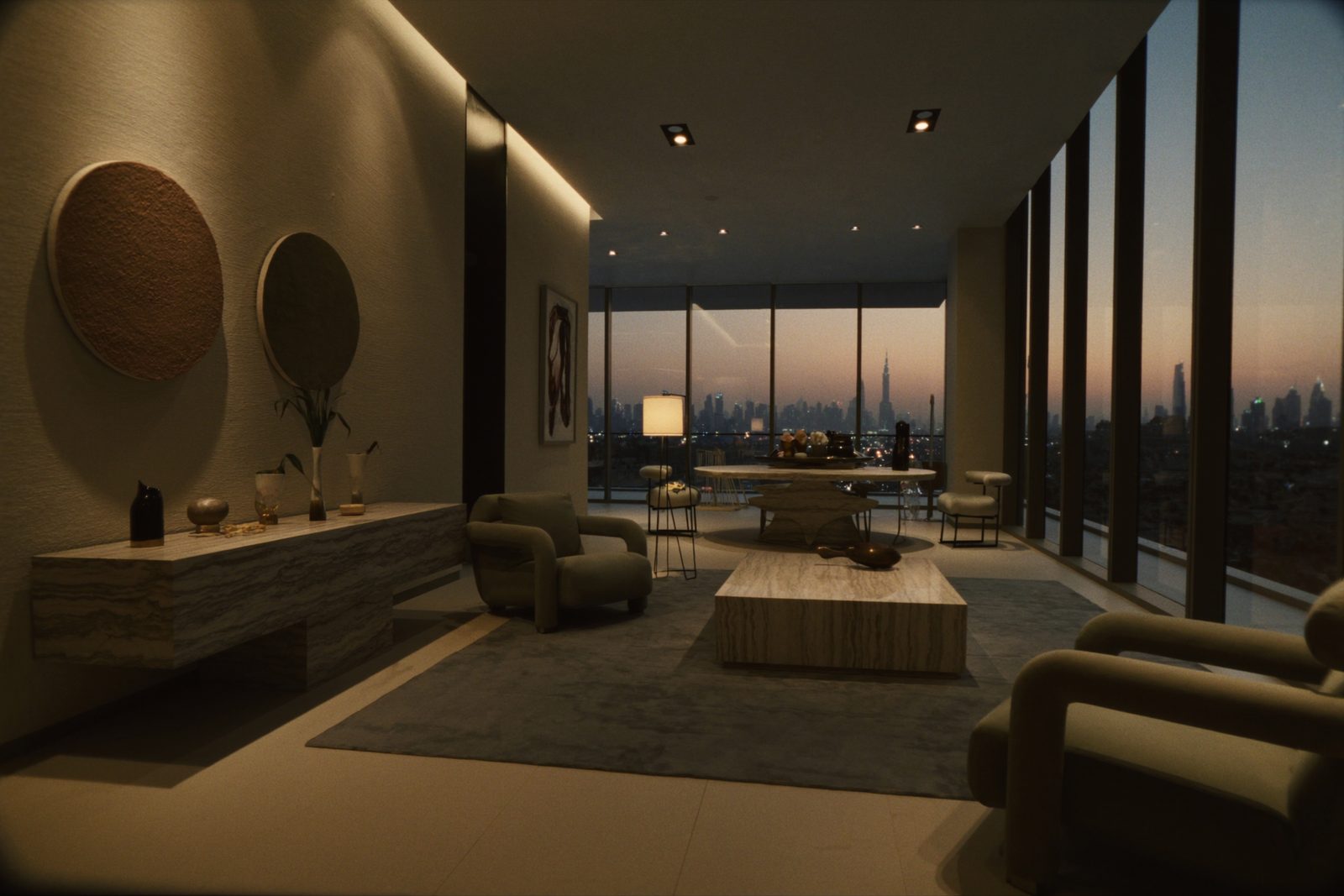 Noor Tower Penthouse, Downtown